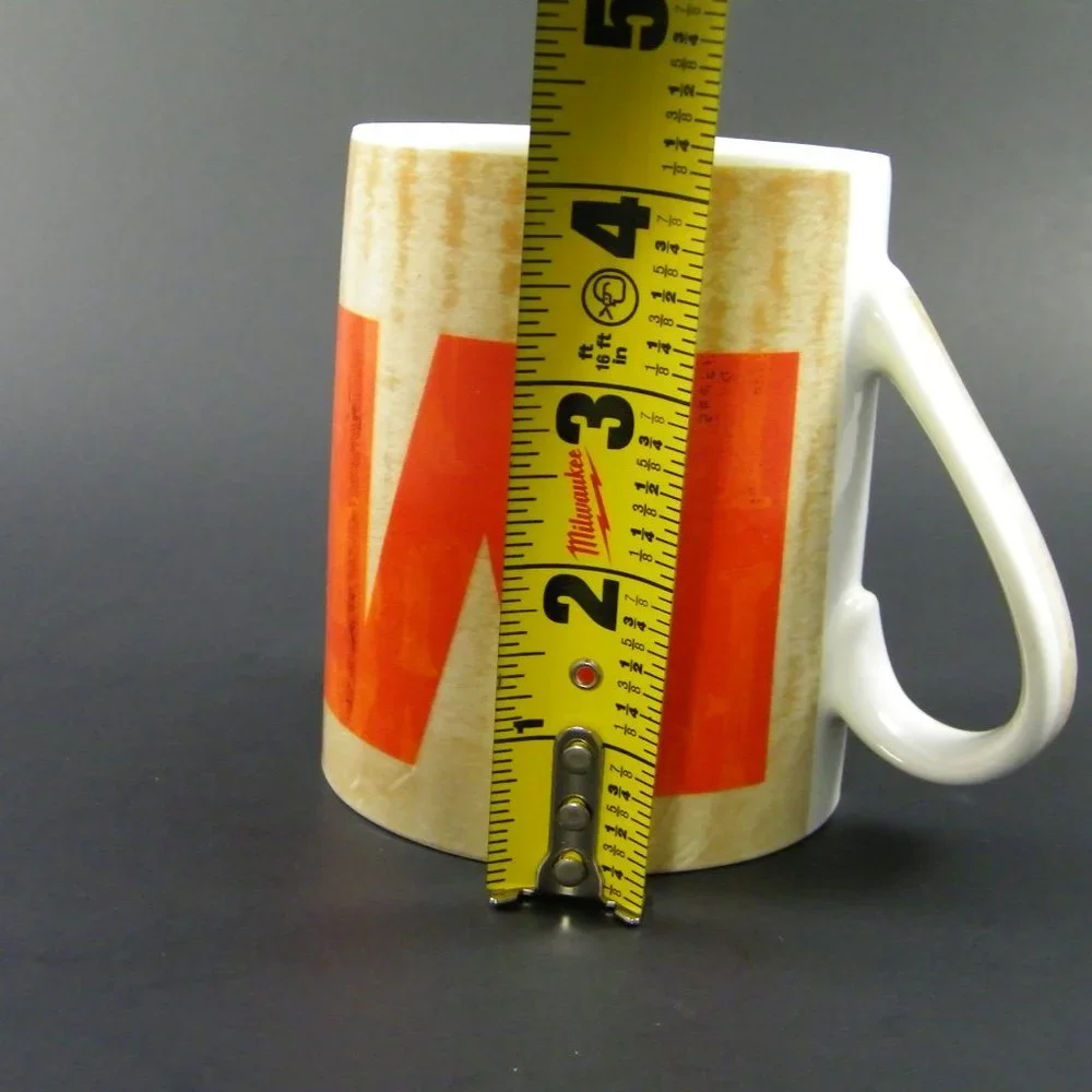 Pier 1 Porcelain Coffee / Tea Alphabet Mug. 